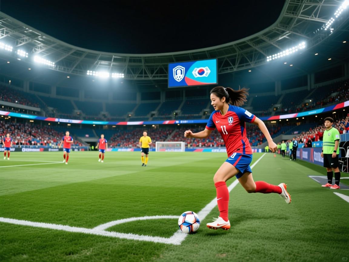 韩国女足多点开花，轻松过关  第2张