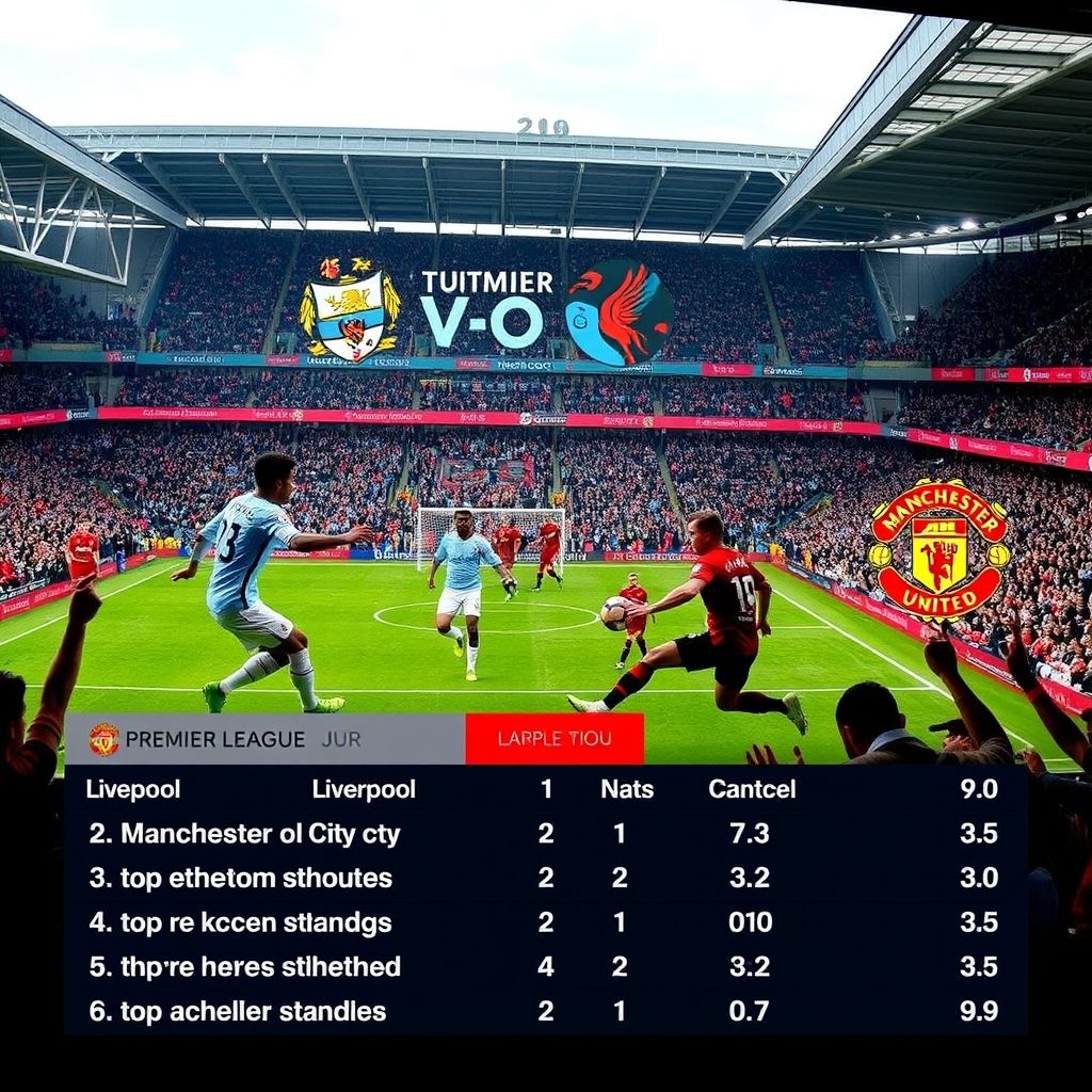 米兰体育-曼城3-0击败曼联，力压利物浦登顶英超积分榜